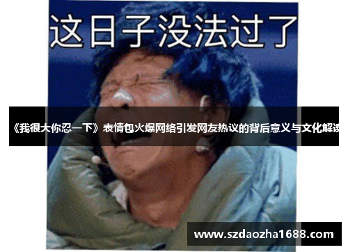《我很大你忍一下》表情包火爆网络引发网友热议的背后意义与文化解读 《我很大你忍一下》表情包火爆网络引发网友热议的背后意义与文化解读